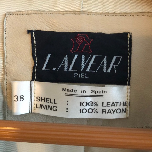 🌺Louis Alvear Piel 100%leather jacket from Spain - Picture 2 of 11